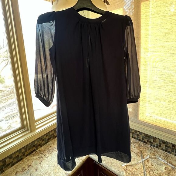 Eva Mendes Navy Shift Dress - Picture 5 of 8